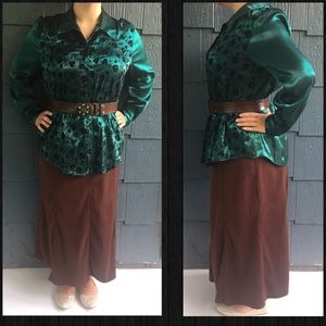 Vintage Textured Blouse